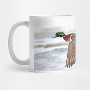 Colourful flight - Wood Duck Mug